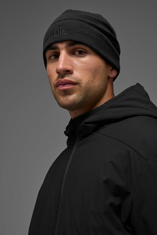 Performance Fleece Beanie - Black/Black