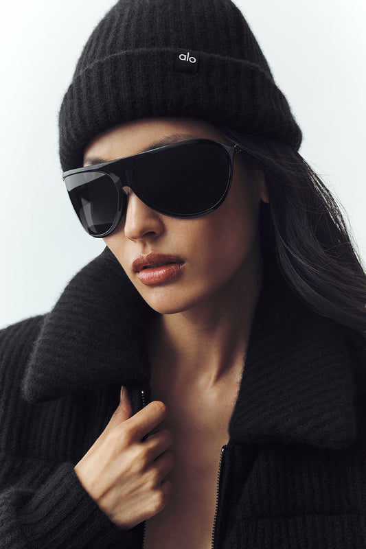 Courchevel Cashmere Beanie - Black