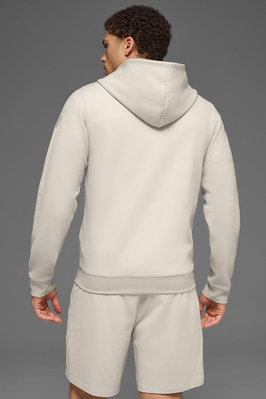 Waffle Lounge Hoodie - Bone