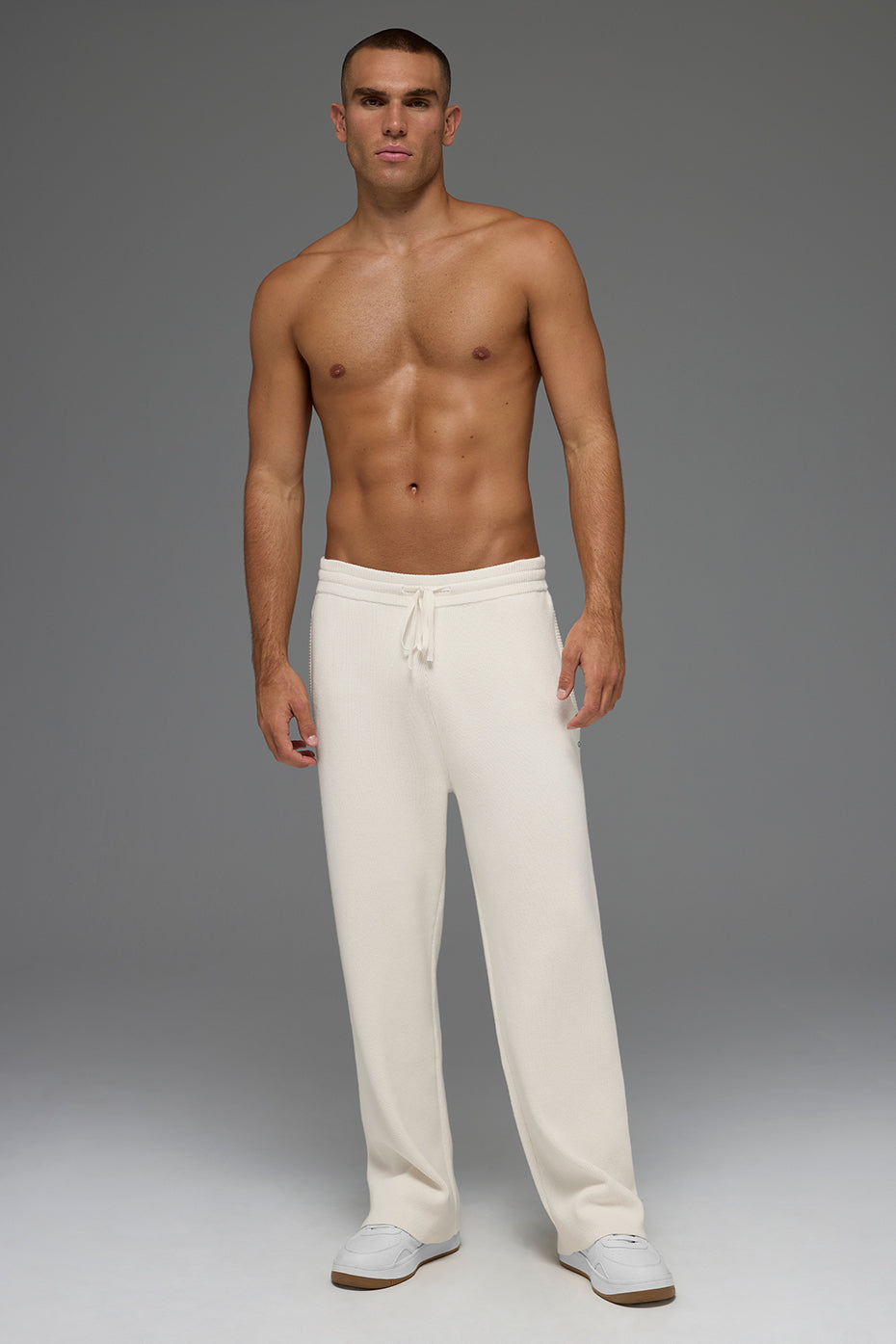 Scholar Straight Leg Sweatpant - Ivory