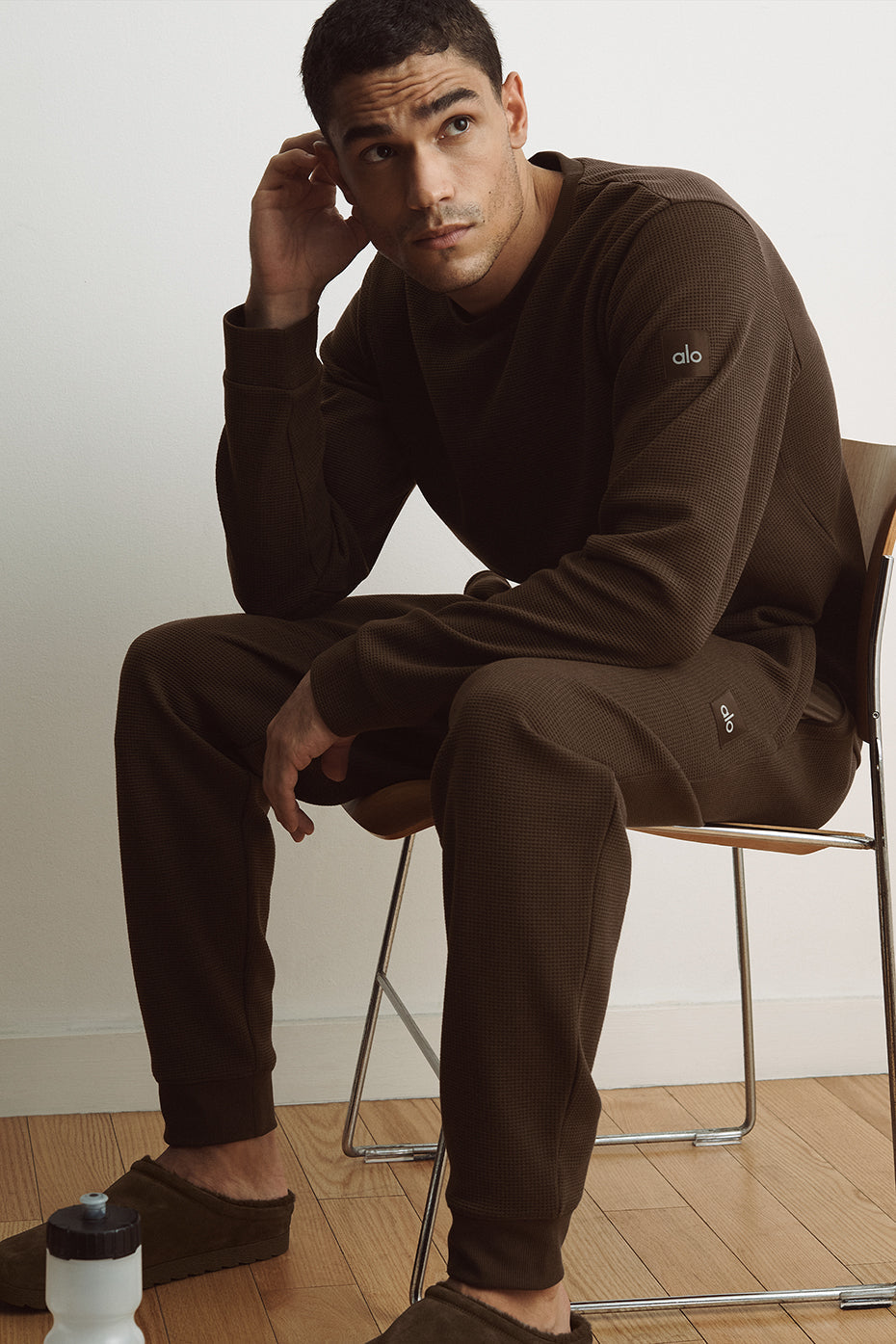 Waffle Lounge Jogger - Espresso