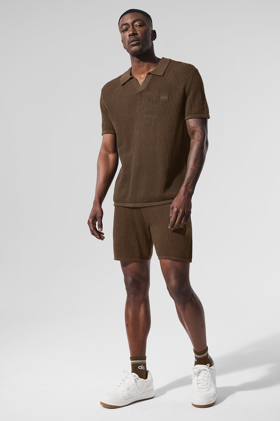 Open-Knit Short - Espresso