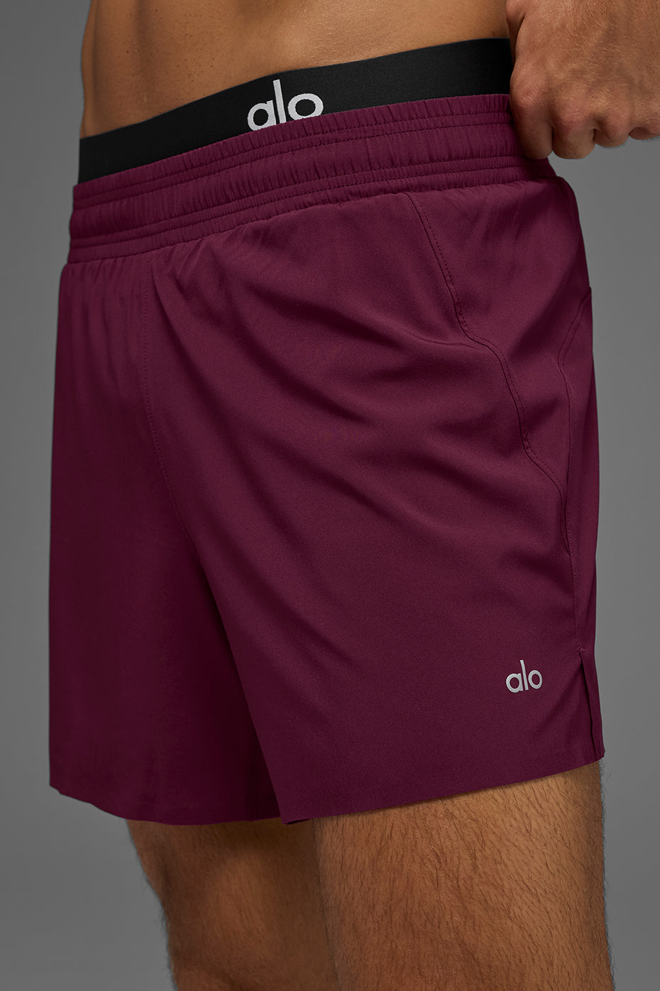 5" Adapt Running Short - Burgundy