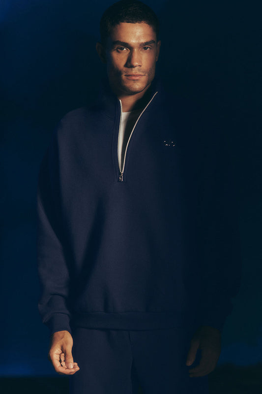 Accolade 1/4 Zip Pullover - Navy