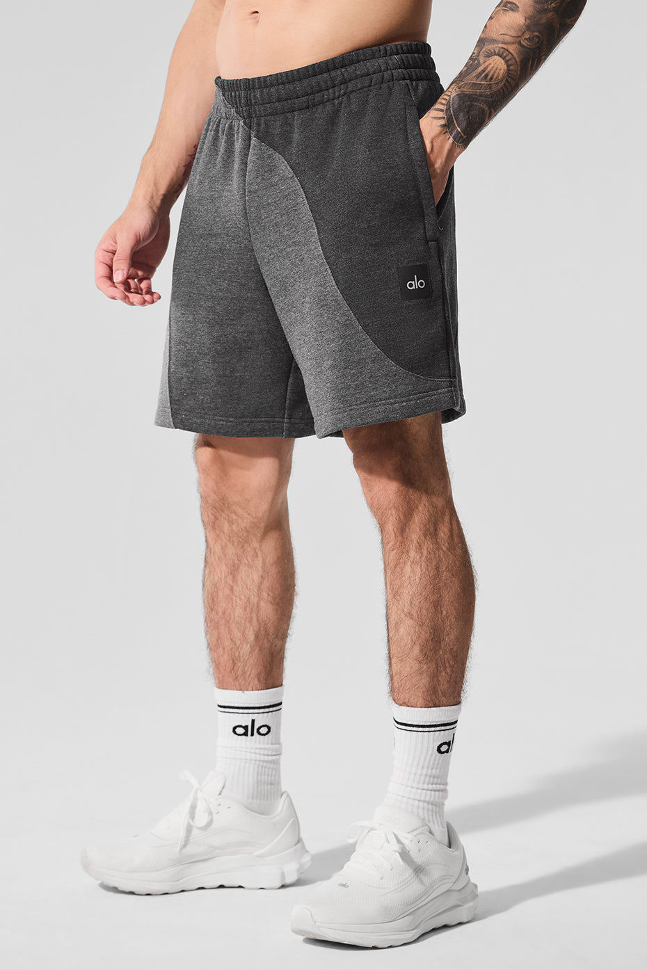 7" Make Waves Short - Dark Heather Grey Tonal